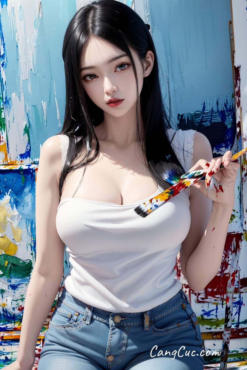 [AI Generated] Beautiful - Painting Art_extra